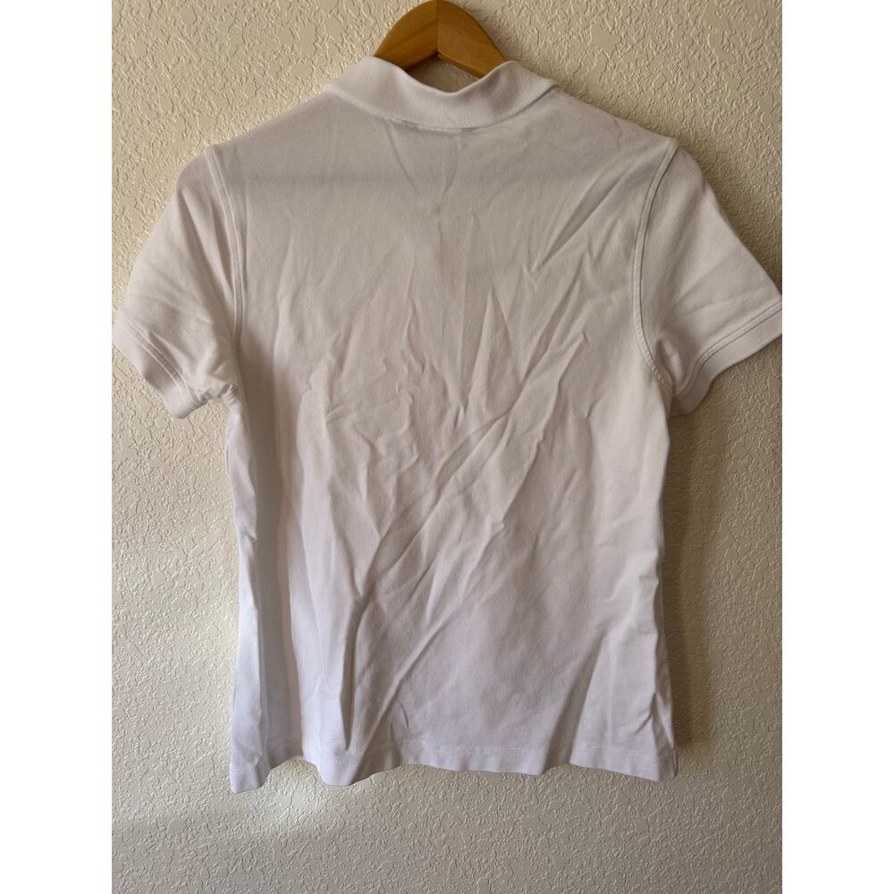 Brooks Brothers supima cotton White Polo Shirt Short Sleeve Collared Tee preppy - Picture 11 of 14